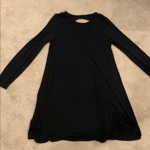 black long sleeve dress cute